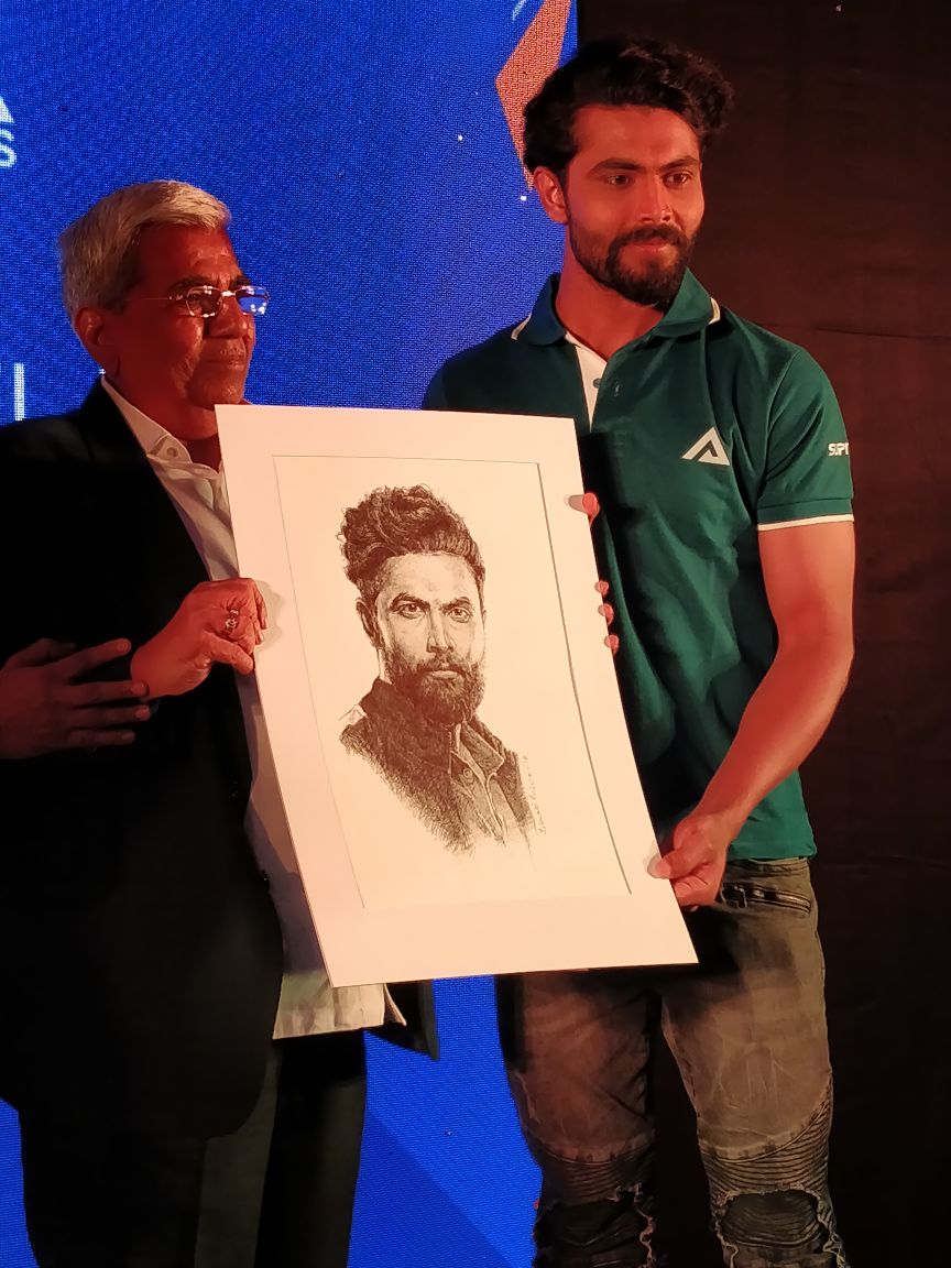 imjadeja's tweet photo. At a recent function, received this jabardast sketch of me made with Supra pens.. #rajputboy https://t.co/IkcZDrk492