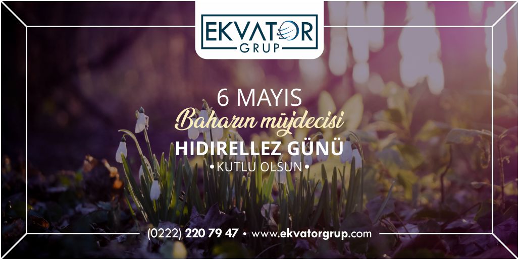 Baharın müjdecisi Hıdırellez Günü Kutlu Olsun! #hıdırellez