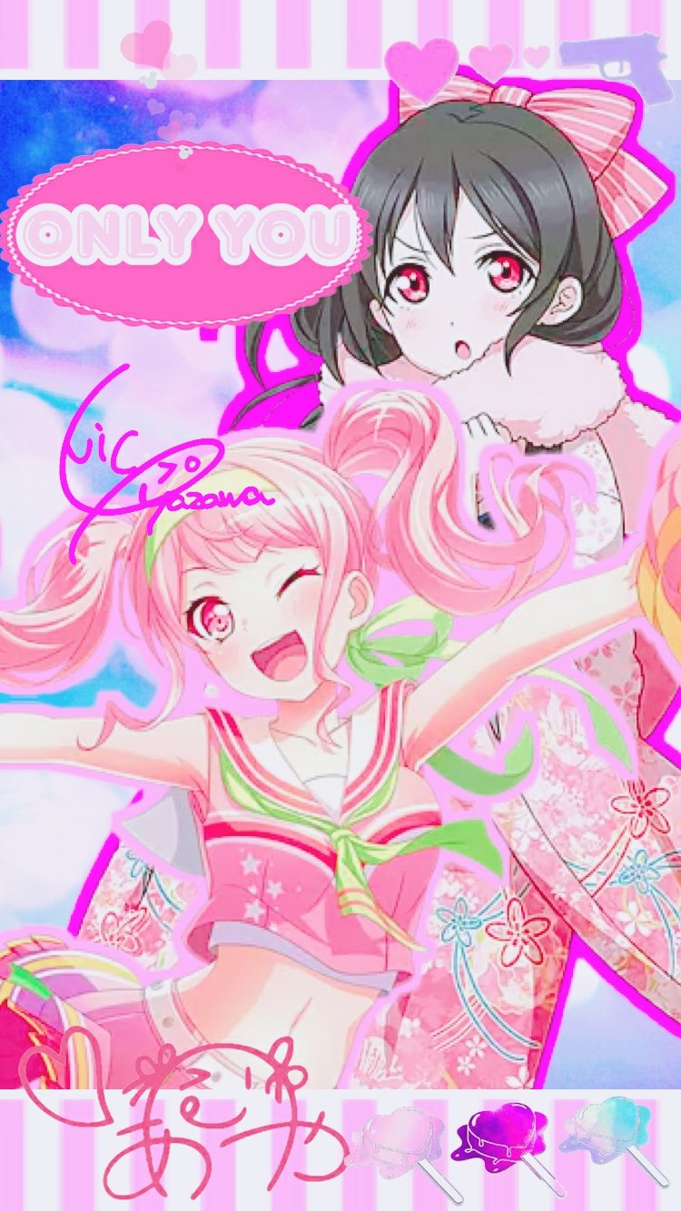 れむりん ｪ ﾉ ｺﾝﾀﾞﾝﾊﾞ またまたラブライブの にこちゃんとバンドリの彩ちゃんでヘッダーと壁紙作りました どっちも自分磨きを欠かさない点で似ていると思いました 似てるよね D ラブライブ バンドリ 矢澤にこ 丸山彩 れむりんの