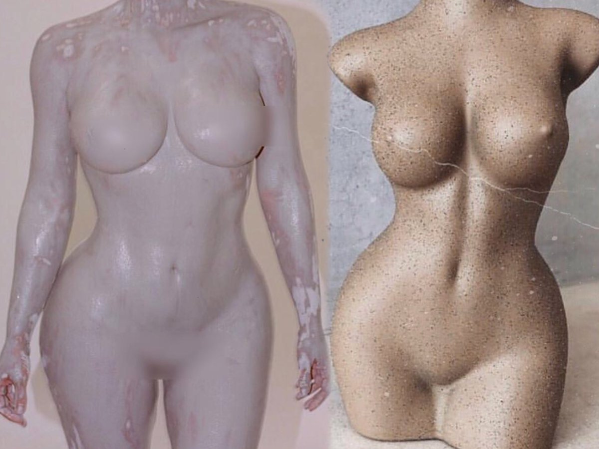catherine070911's tweet photo. @KimKardashian @KKWFRAGRANCE You’re making girls feel bad about their bodies not looking like this while your body doesn’t even look at this bottle either. Look at your naked pics next to this bottle and you’ll see significant differences. What happened to the contour where your stomach ends? #fraud https://t.co/2dFeE4naPb