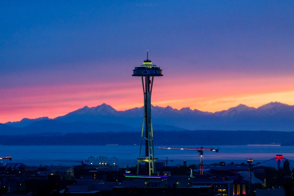 Tonight from Seattle - a sunset to remember