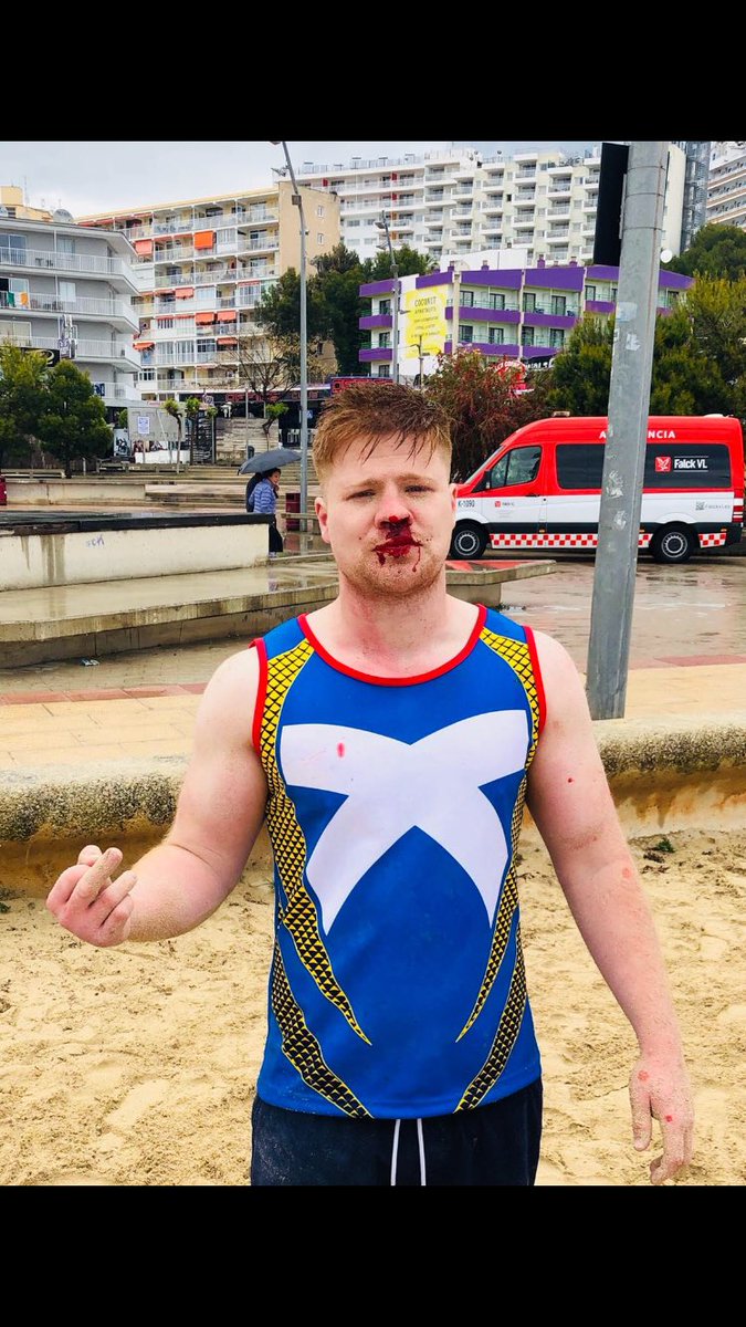 QRFC_'s tweet photo. the devil works hard, but walshy works harder. 3W 2L 1D. queensferry make their mark in majorca. tomorrow we win https://t.co/saYCJ8G0pf