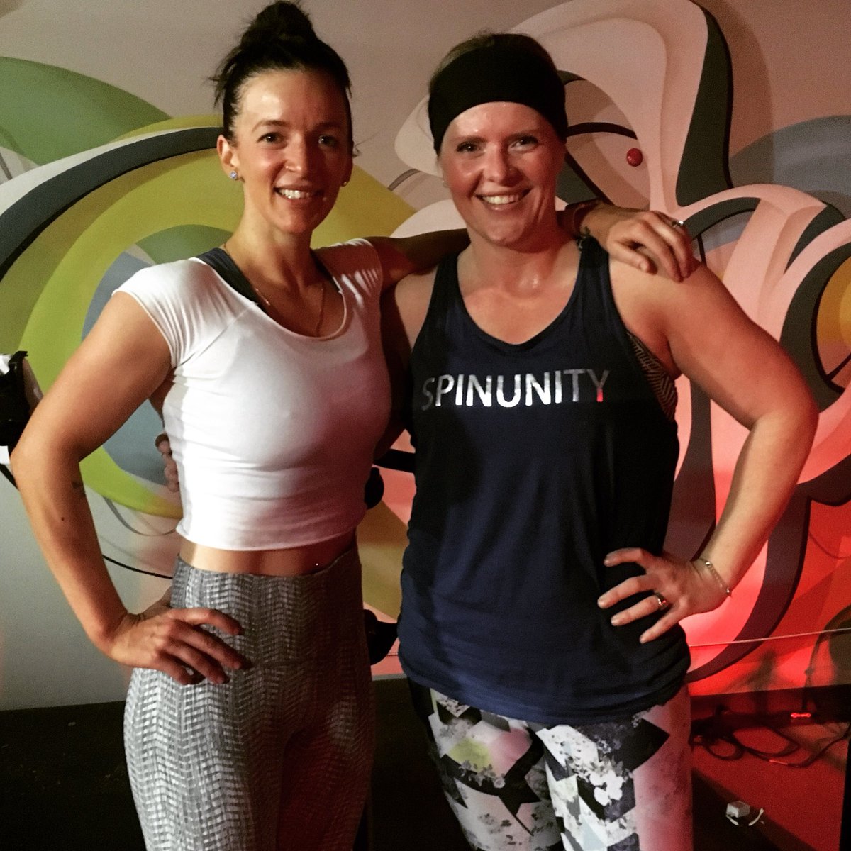 75min team teach in the books with this babe today! <a href="/Spinunity/">Spinunity</a> you have my heart! #spinunity#eatspinsleeprepeat#spinclass#spinyeg#spinmotivator#love