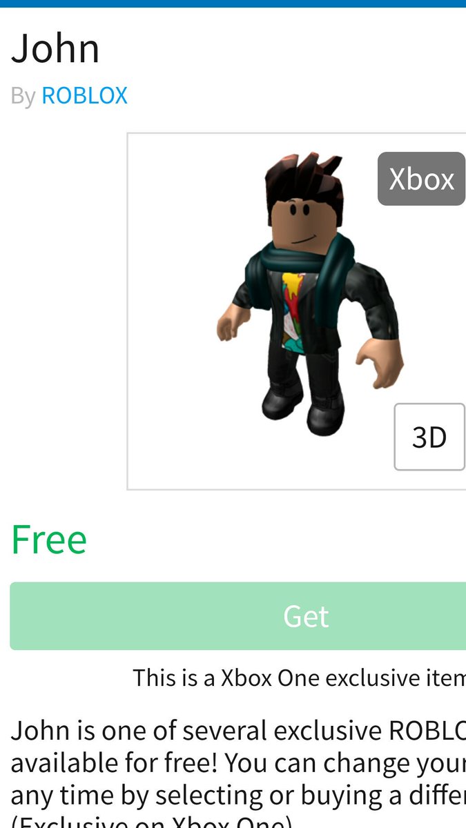 TODOS OS AVATARES DO ROBLOX EXCLUSIVOS DO XBOX ONE 