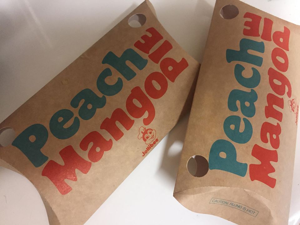 HifromAngeloo's tweet photo. One of the best features: Mas malaki peach mango pie dito. https://t.co/ZoPY7sy6Nh