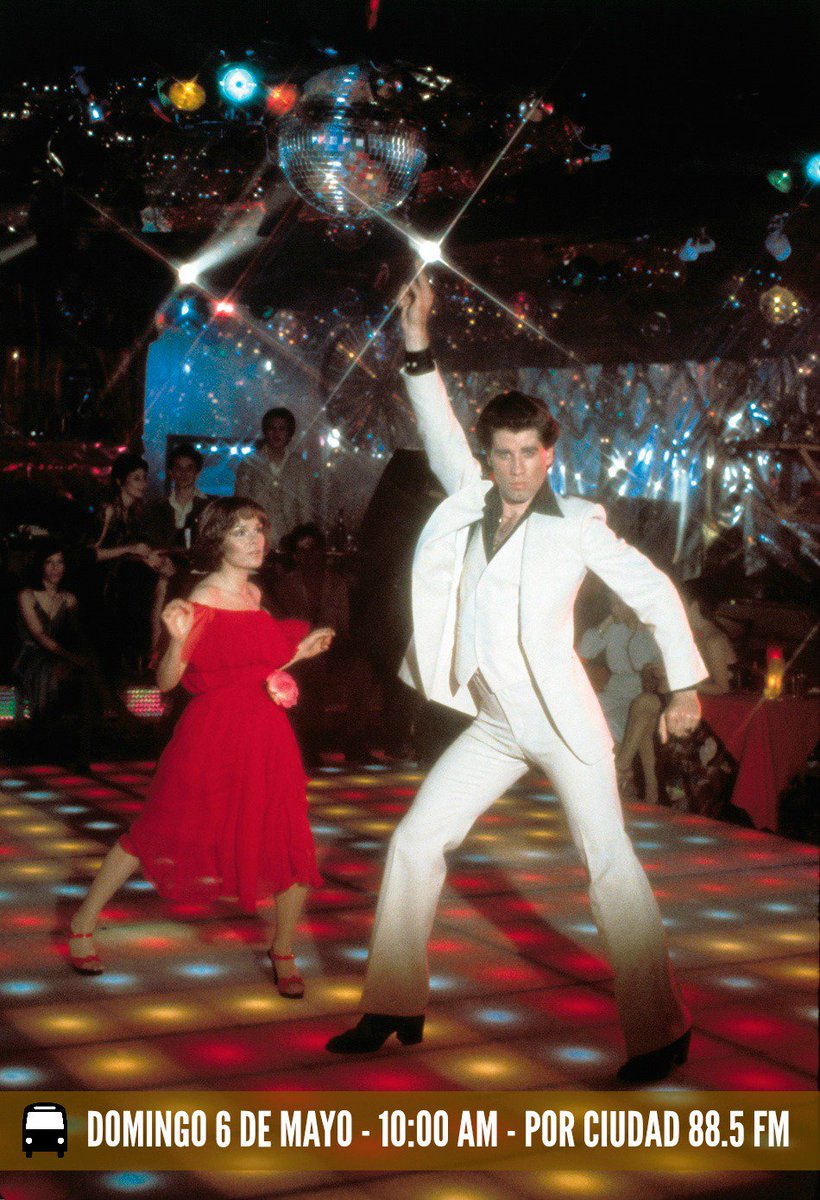 Retromanias's tweet photo. Saturday Night Fever - Albums Chart #1 hace 40 años 
Domingo 06 de Mayo - 10:00 am - Por Ciudad 88.5 FM
Síguenos en Instagram: elautobus101 https://t.co/bYV7kJcnML