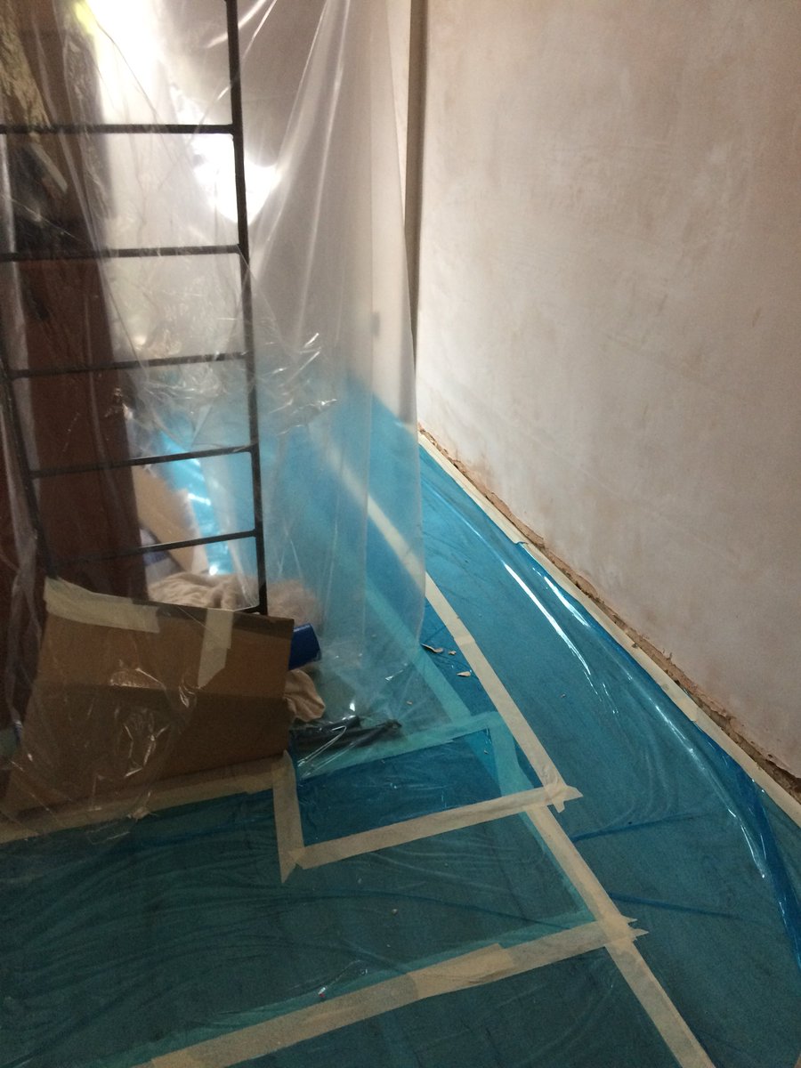 wdrpaint's tweet photo. Back to it today - working through the bank holiday- client just bought this flat in Tunbridge Wells and we will have it all done by Tuesday. #newplaster #boldcolours @crownpaints #eggshell #painterslife @Wickes floor covers. https://t.co/Q5ZUUxgXCy