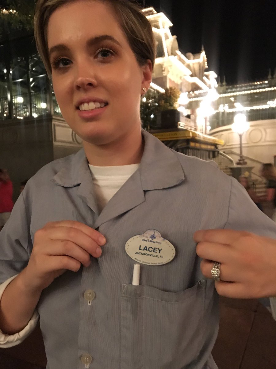 tandmdogs's tweet photo. @WDWToday Awesome CM Lacey from Jacksonville FL took the time after a long day to help us take a video—well-meaning folks kept interrupting without realizing. Lacey ran interference in the most charming way and we got our video. Thank you! #castcompliment https://t.co/6IBvtqEhvp