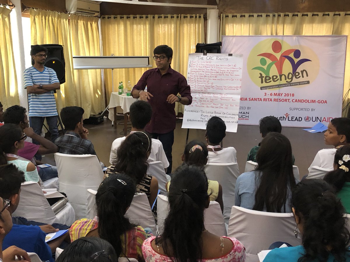 UNAIDS_AP's tweet photo. .@UNAIDS is with youth leaders from #India for the #TeenGen training course. The course aims to empower and equip #adolescents to meaningfully engage in national #HIV response. https://t.co/pfQUirqj9Y
