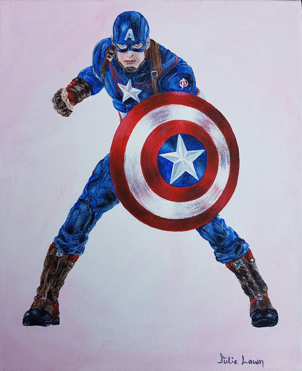 JulieDawnLawn's tweet photo. @DawnPortraits This is fantastic ! I did 4 singles in acrylic for my 30yr old son ! https://t.co/TxYwPCIk0L