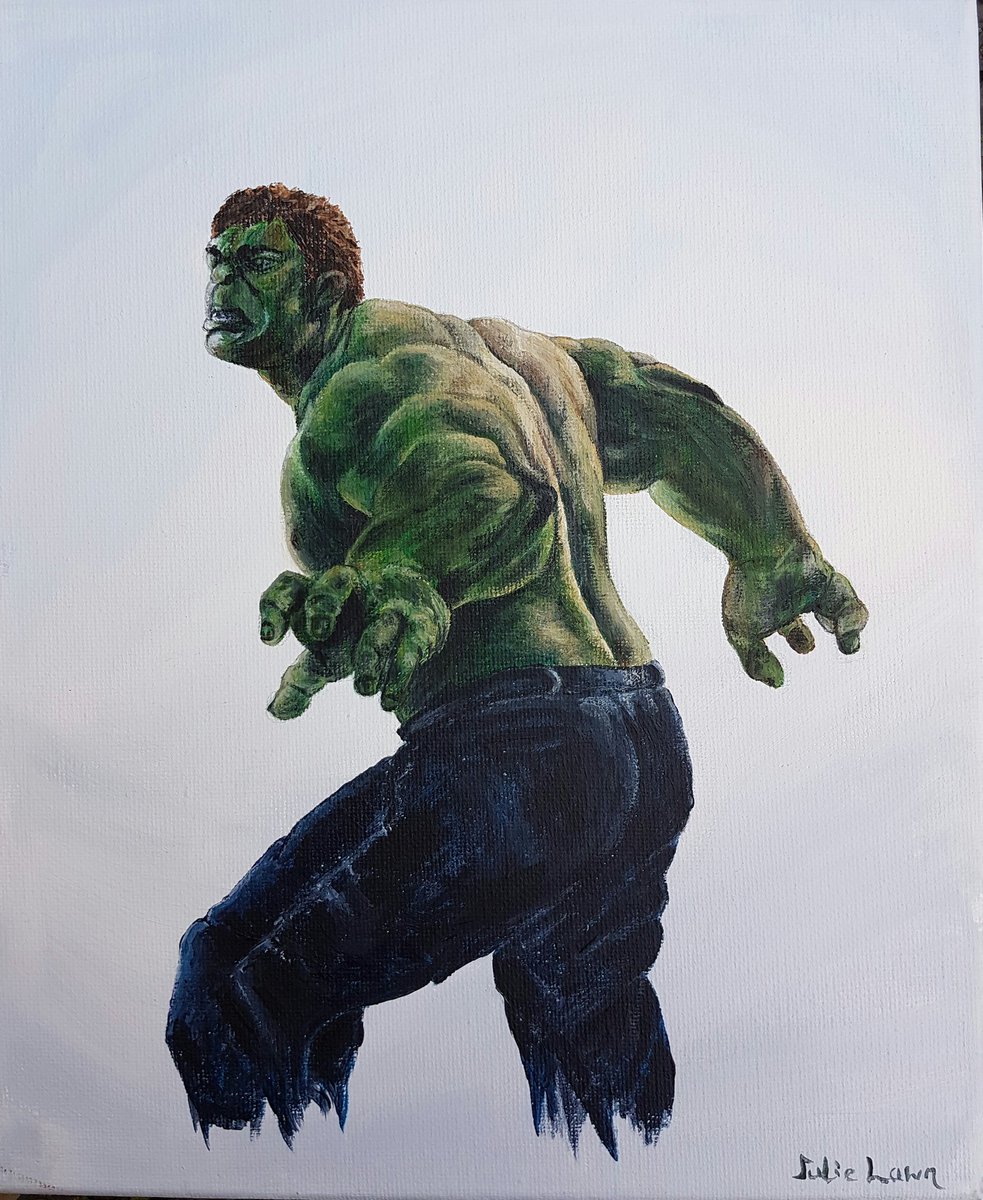 JulieDawnLawn's tweet photo. @DawnPortraits This is fantastic ! I did 4 singles in acrylic for my 30yr old son ! https://t.co/TxYwPCIk0L