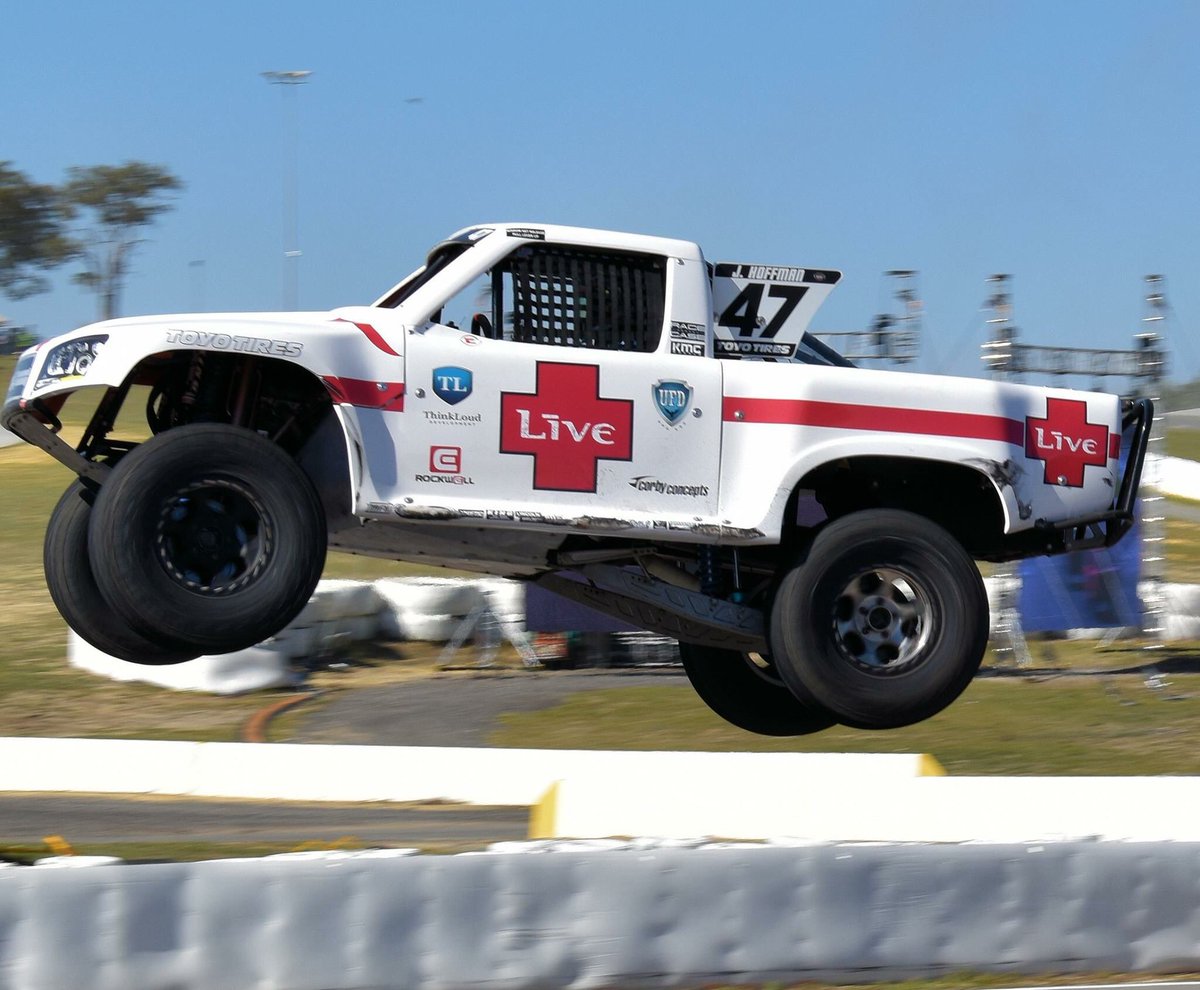SSuperTrucks's tweet photo. 2018 Perth Race 2 Results

1. Jeff Hoffman
2. Cole Potts
3. Paul Morris
4. Matt Brabham
5. Gavin Harlien
6. Blade Hildebrand
7. Travis Milburn
8. Arie Luyendyk Jr
9. Greg Gartner
10. Bill Hynes
11. Robby Gordon https://t.co/HbfZPUdbx5
