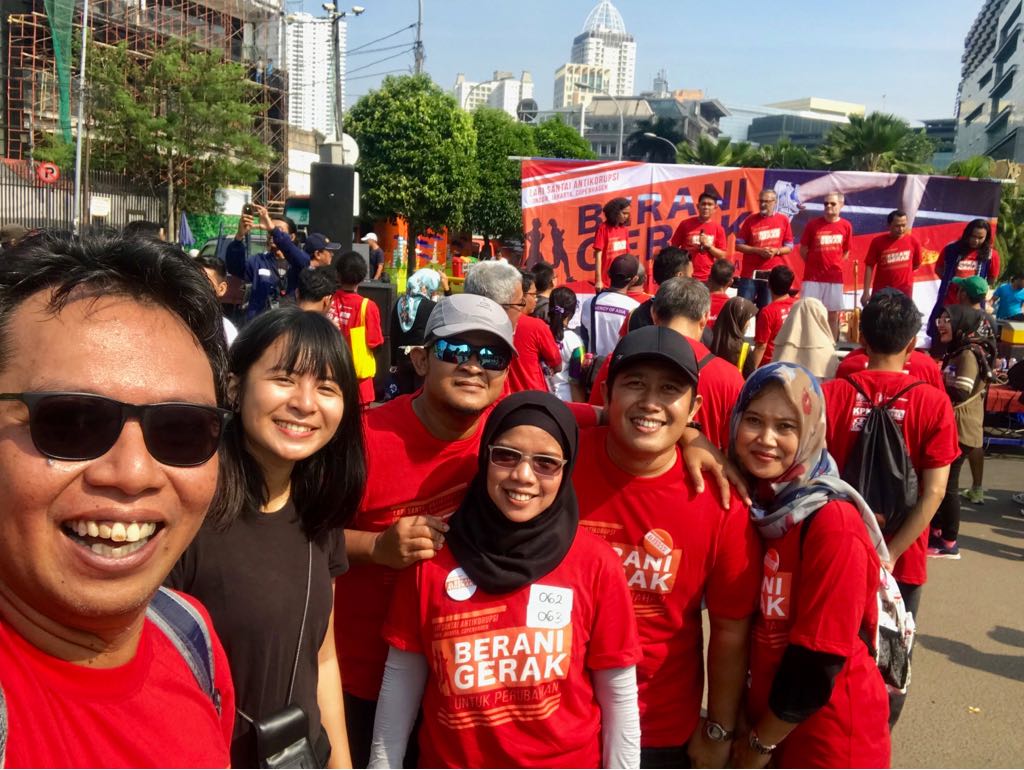 hadiprayitno82's tweet photo. Anti Corruption Fun Run #BeraniGerakUntukPerubahan #6May2018 #Jakarta https://t.co/9aWUBbBK0D