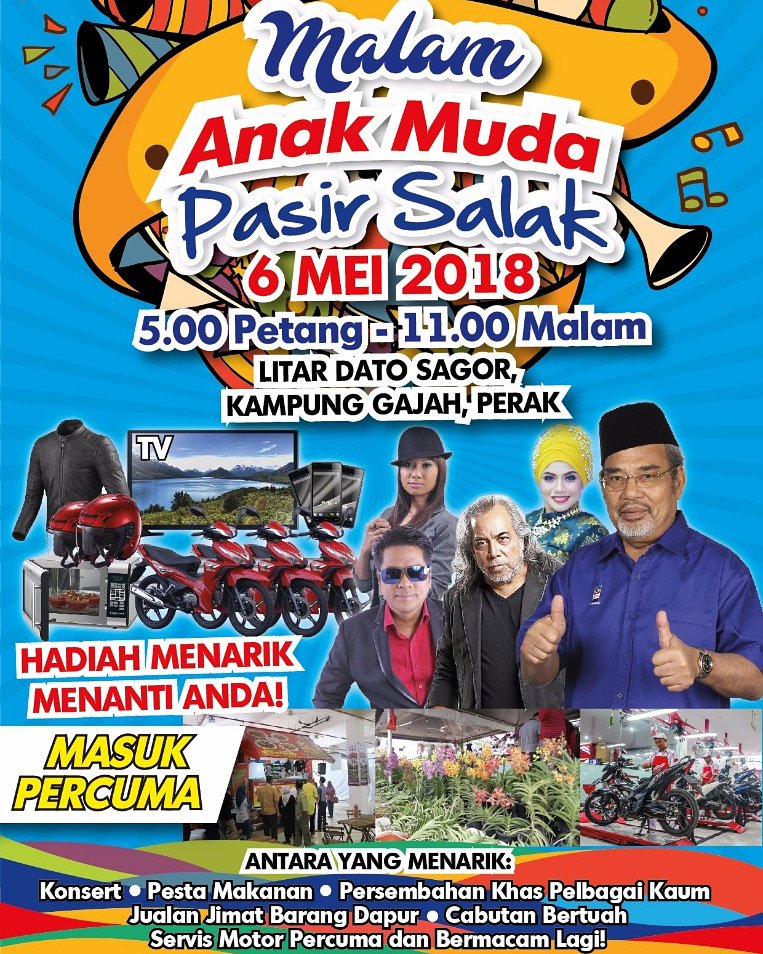 FAMA_Malaysia's tweet photo. ➡️Persembahan Khas Pelbagai Kaum
➡️Cabutan Bertuah
➡️Persembahan Artis terkenal
*▶️Zarith Dangdut
*▶️Baggio Damasutra
*▶️Ramli Sharif
Jangan lupa petang ini Moh kita!
@shaberyc
@najib_razak
#famadihatirakyat #nbos #tn50 #jbd2018 #jimatbelanjadapur2018 https://t.co/2sT9ml9llA
