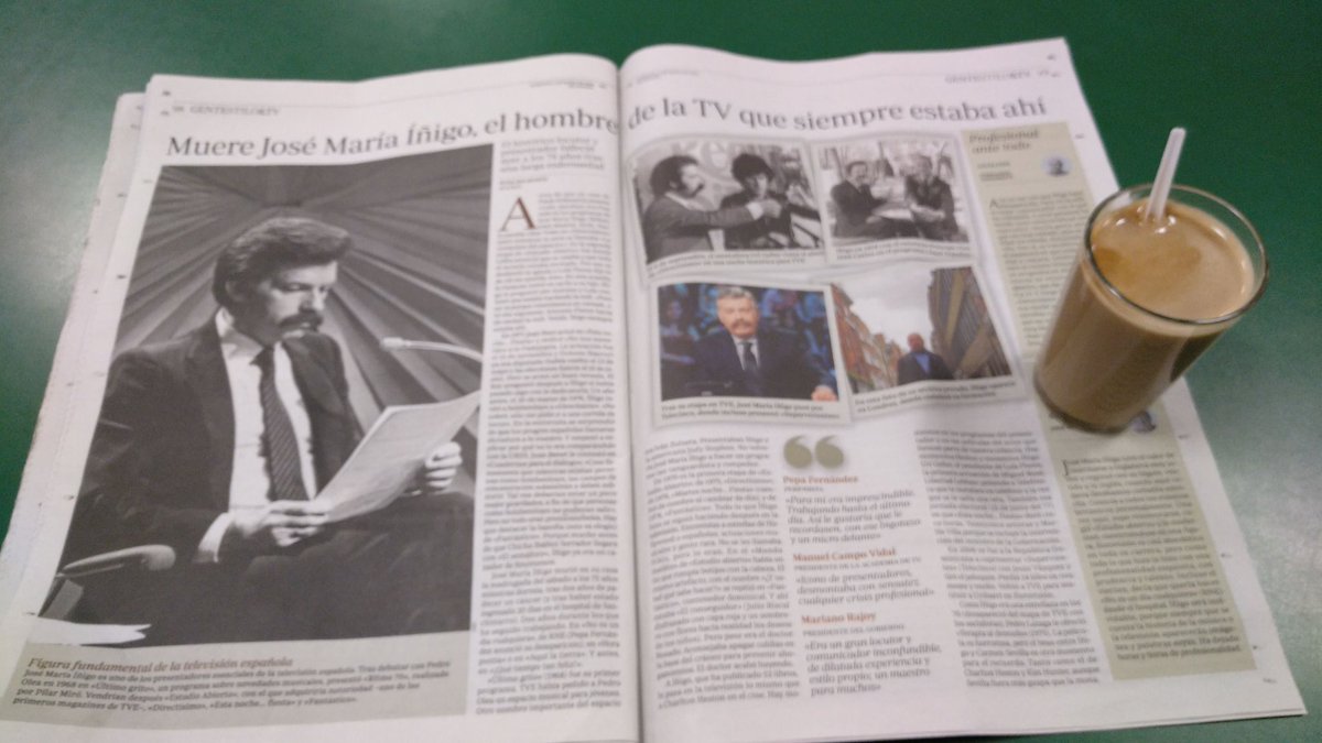 MMartelMartel's tweet photo. Grande @rosabelmonte recordando #JoseMariaInigo que murió "vivo y coleando hasta que el cuerpo" le aguantó. https://t.co/88L4cxB8ix