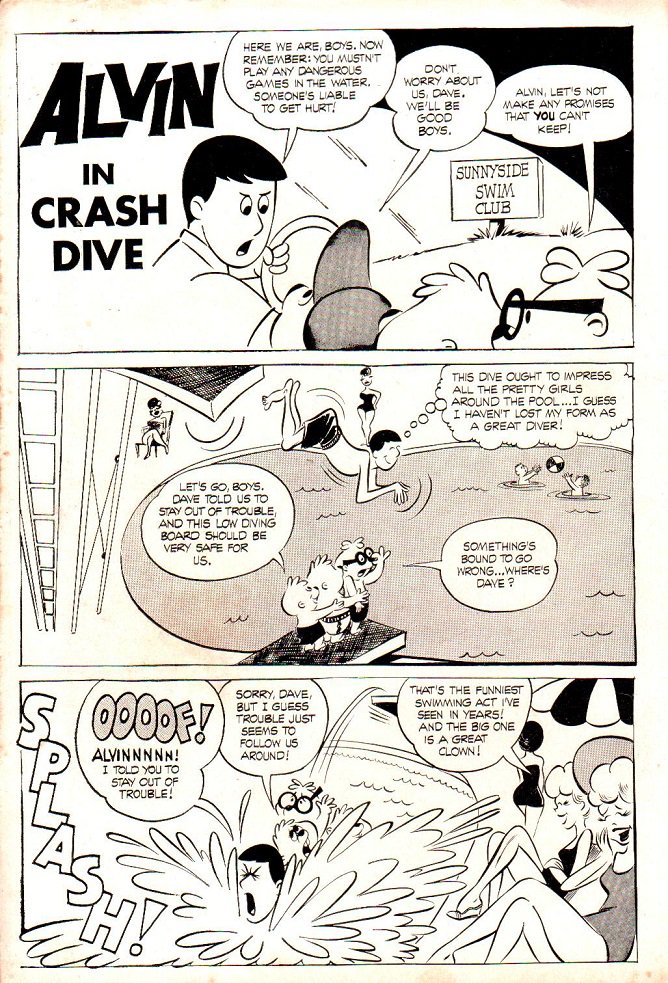 Munkapedia's tweet photo. #CrashDive #TheAlvinShow #DellComics #Comic #ThrowbackThursday https://t.co/arkZn7OAcR
