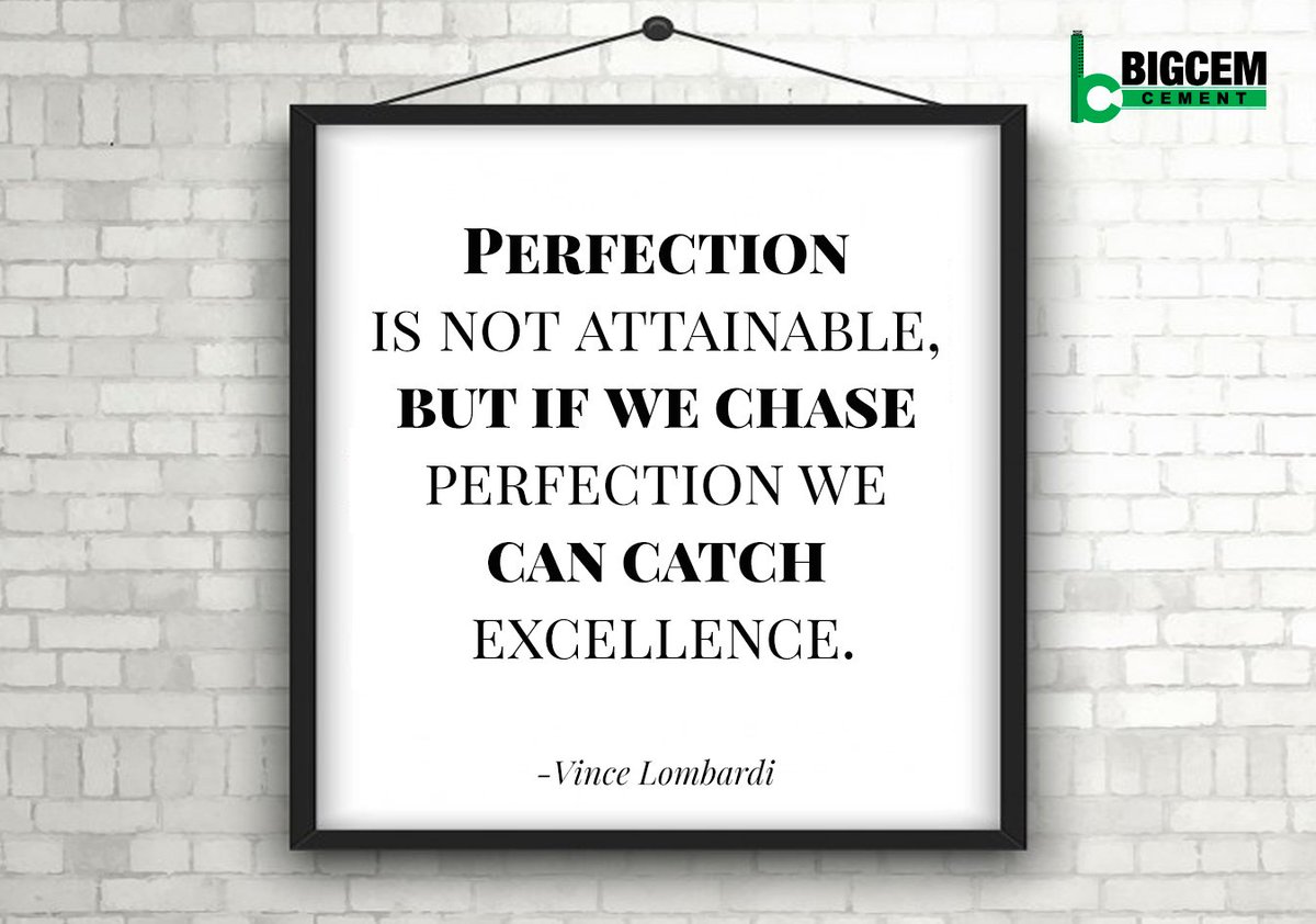 BigCementIndia's tweet photo. Perfection is not attainable,but if we chase perfection we can catch excellence. - Vince Lombardi
@BigCementIndia #Cement #construction https://t.co/LPLqxJ40LR https://t.co/cZcUGqzkAO