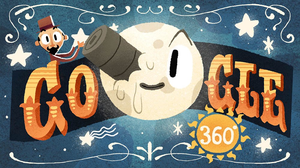 TareqasCom's tweet photo. Premiering now: The first-ever VR Google Doodle starring illusionist &amp; film director Georges Méliès https://t.co/odNyeYrUP6 https://t.co/4nxDM6qjDQ