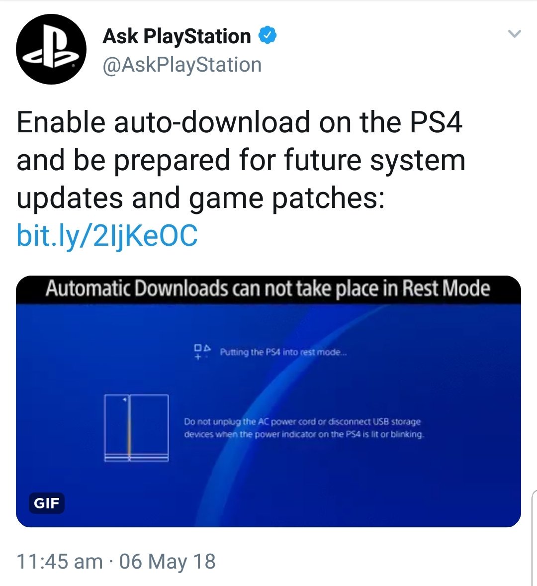 Arkæologi Vandret halstørklæde توییتر \ Ask PlayStation در توییتر: «Enable auto-download on the PS4 and be  prepared for future system updates and game patches:  https://t.co/yQHiuSDVNS https://t.co/QLE2ZWrbYE»