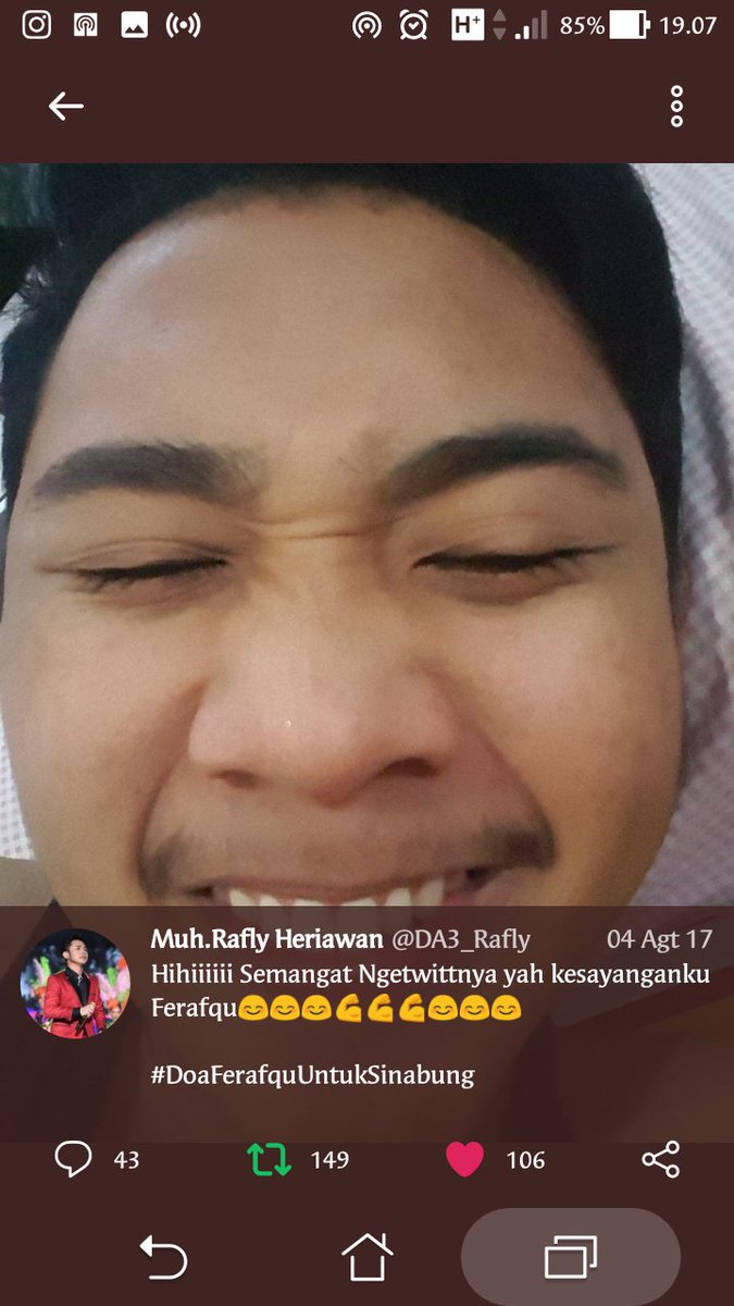 #RaflyGoyangMKSdiDemamLida
Kangen kamu memberikan semangat kita di twitter dek <a href="/DA3_Rafly/">Muh.Rafly Heriawan</a>
