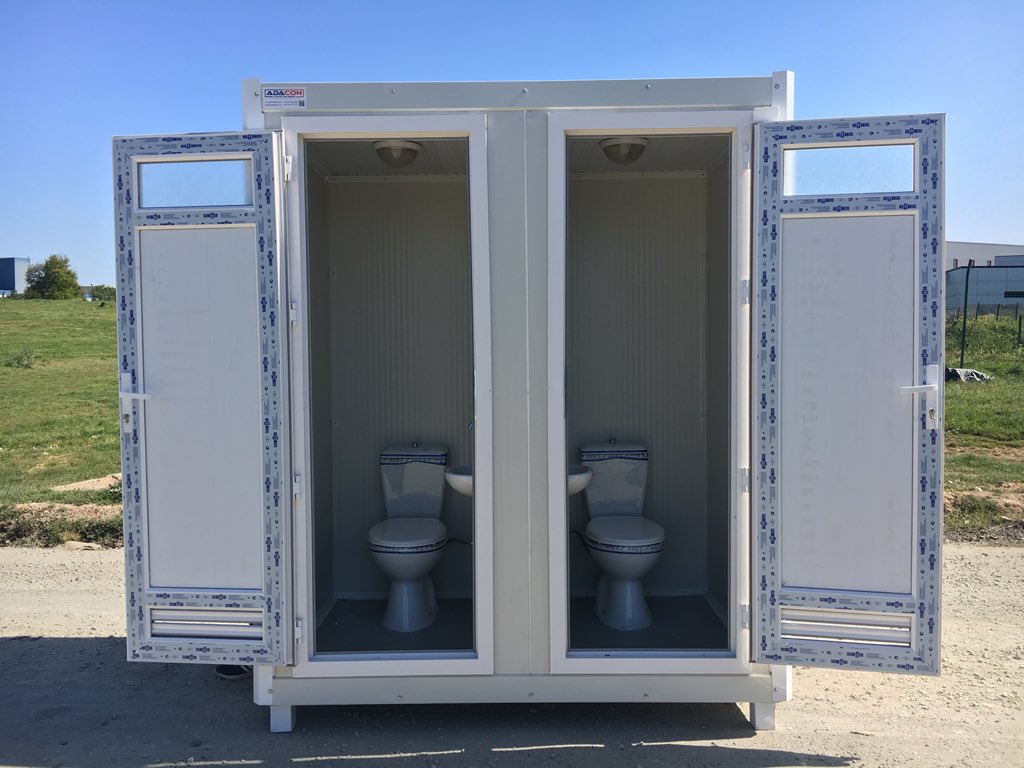 adacontainer's tweet photo. Unused toilet cabins will be sold at Euro auctions LEEDS - 23rd, 24th, 25th May 2018 https://t.co/bB3el1en01