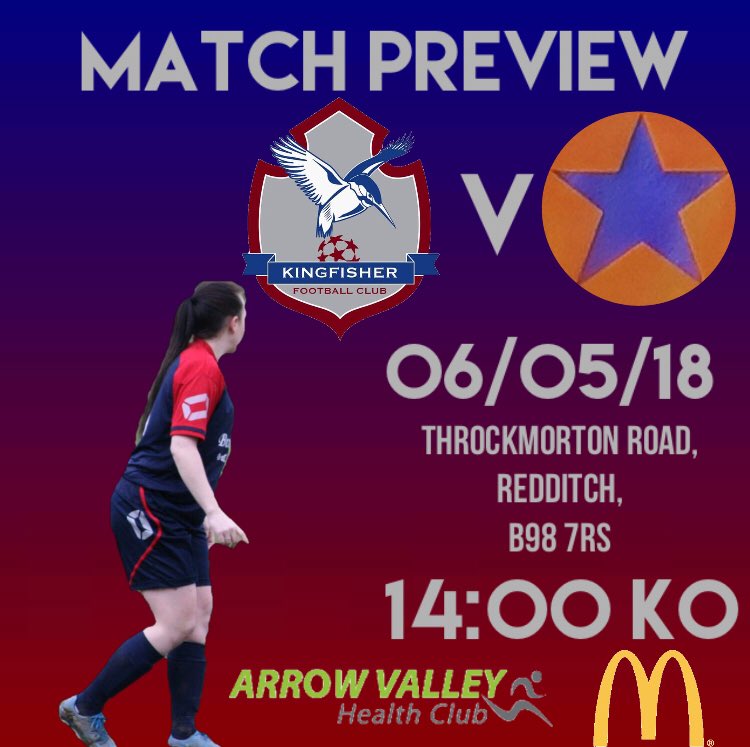 kingfisherwomen's tweet photo. Today| Our Ladies host @StarlandsLFC in a battle for 2nd place! Come down and back the girls!! 🔵🔴⚽️ https://t.co/UVgqFamJBs