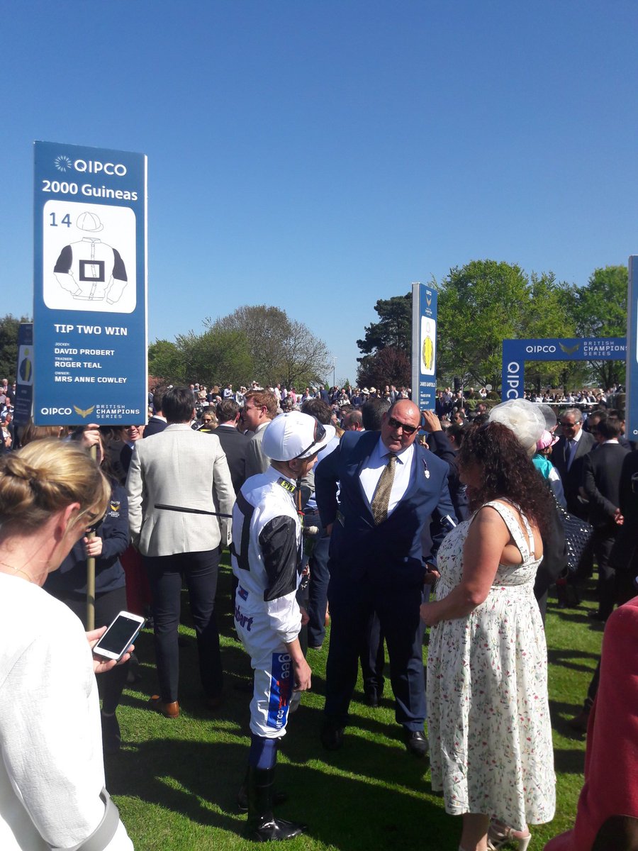EquineZeolite's tweet photo. What an amazing day for our brand ambassador @RogerTealRacing
2nd in the #2000Guineas at 50/1
For #TipTwoWin
So proud to be associated with this team.
Equine zeo- Daily support for a healthier horse. https://t.co/ze4b5HVplw