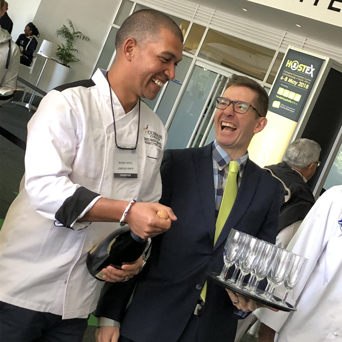 Hostex (@hostex_) on Twitter photo And it begins, thanks <a href="/ReubenRiffel/">Chef Reuben Riffel</a> for the Champagne Welcome to Hostex 2018 #Hostex #FandHA And it begins, thanks <a href="/ReubenRiffel/">Chef Reuben Riffel</a> for the Champagne Welcome to Hostex 2018 #Hostex #FandHA