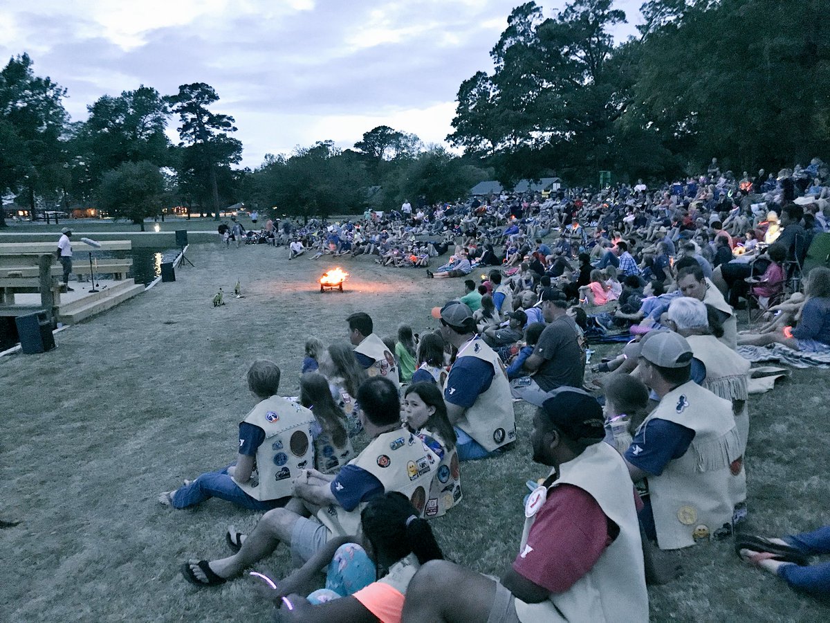 DavidBohmNC's tweet image. Outstanding camp fire event in the new amphitheater at Camp Sea Gull. Did a third year send off walking back down the line of torches to send them into th next chapter—Trailblazers! @ArapahoeNation #Yguides #HowHow
