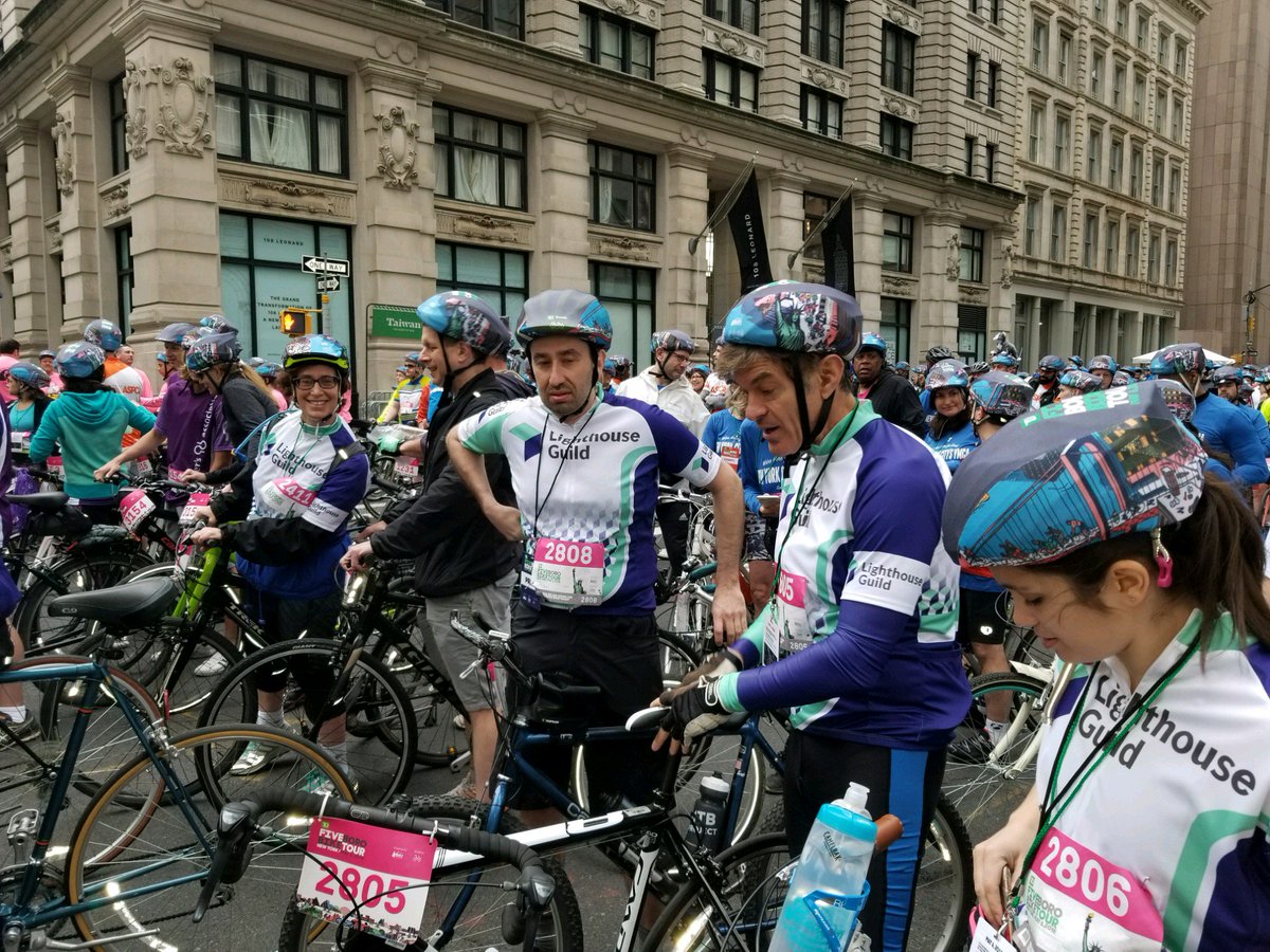 lighthousegld's tweet photo. #EyeRide4LHG #TeamLighthouseGuild

We're ready to ride! At the starting line for today's #TDFBBT with Lighthouse Guild's Chief Marketing and Development Officer, @karenwish1, her husband Jerry, Dr. Michael Crupain, and @DrOz https://t.co/V7twhHPvMu