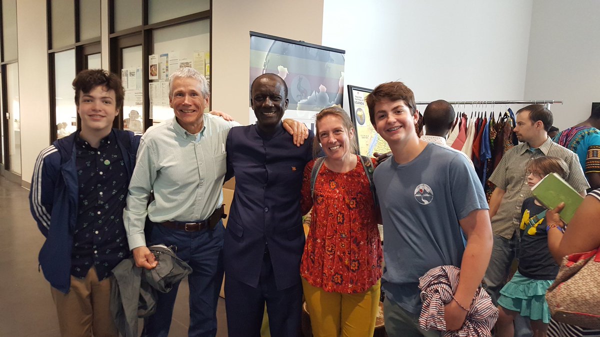 Meeting the Ambassador to Uganda! #dcembassy18 <a href="/pammoran/">pammoran</a> @bethcosta6 <a href="/henleyhornets/">Henley Middle School</a>