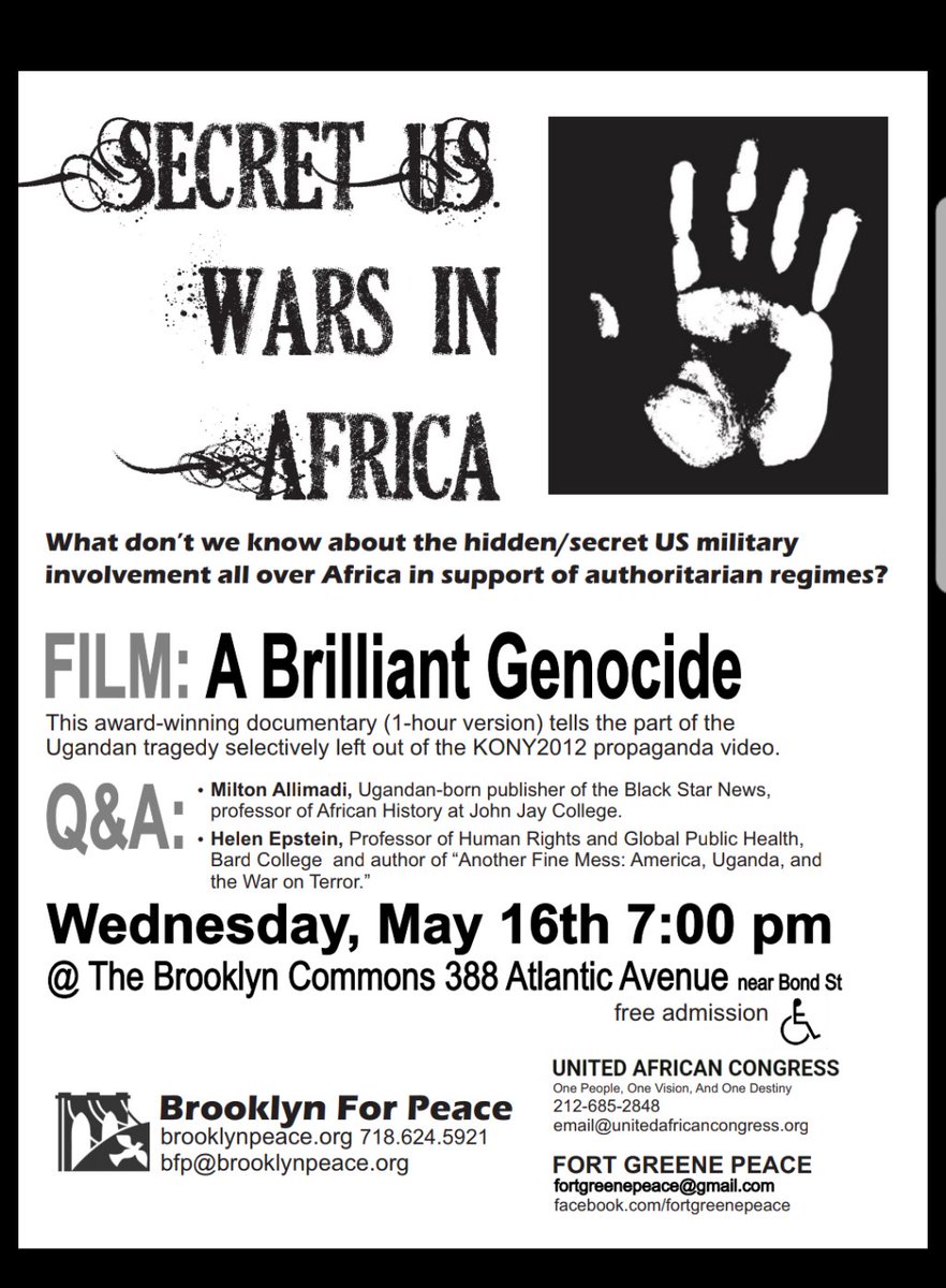 MadVsBad's tweet photo. Secret U.S. Wars in Africa – NY May 16 https://t.co/BPpCEjKvnP https://t.co/A05UnsYYhM