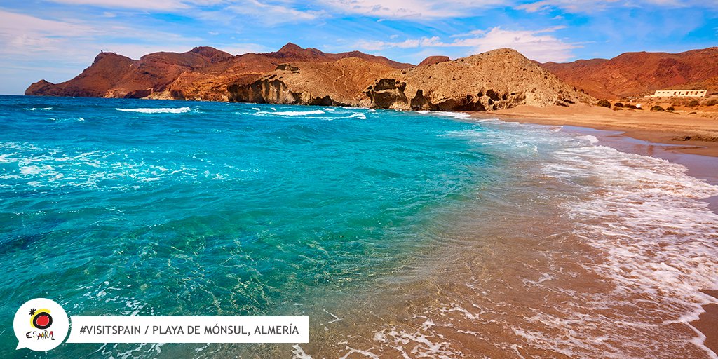 EspanaEnLatam's tweet photo. Don't you feel like doing paddle boarding in Almería? We will probably fall a lot, but with waters like these, we don't mind 😬. #VisitSpain #PlayaDeMónsul #Almería  @viveandalucia @Costa_Almeria https://t.co/A5JVcdmJPe