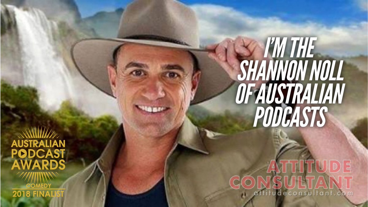 AttitudeCon's tweet photo. Congratulations @mrtonymartin and thanks again @AusPodAwards for the nomination #attitudeconsultant #theattitudeconsultant #podcast #auscastnetwork #australialistens2018 #success #comedy #shannonnoll #runnerup https://t.co/M6iO0ClG41