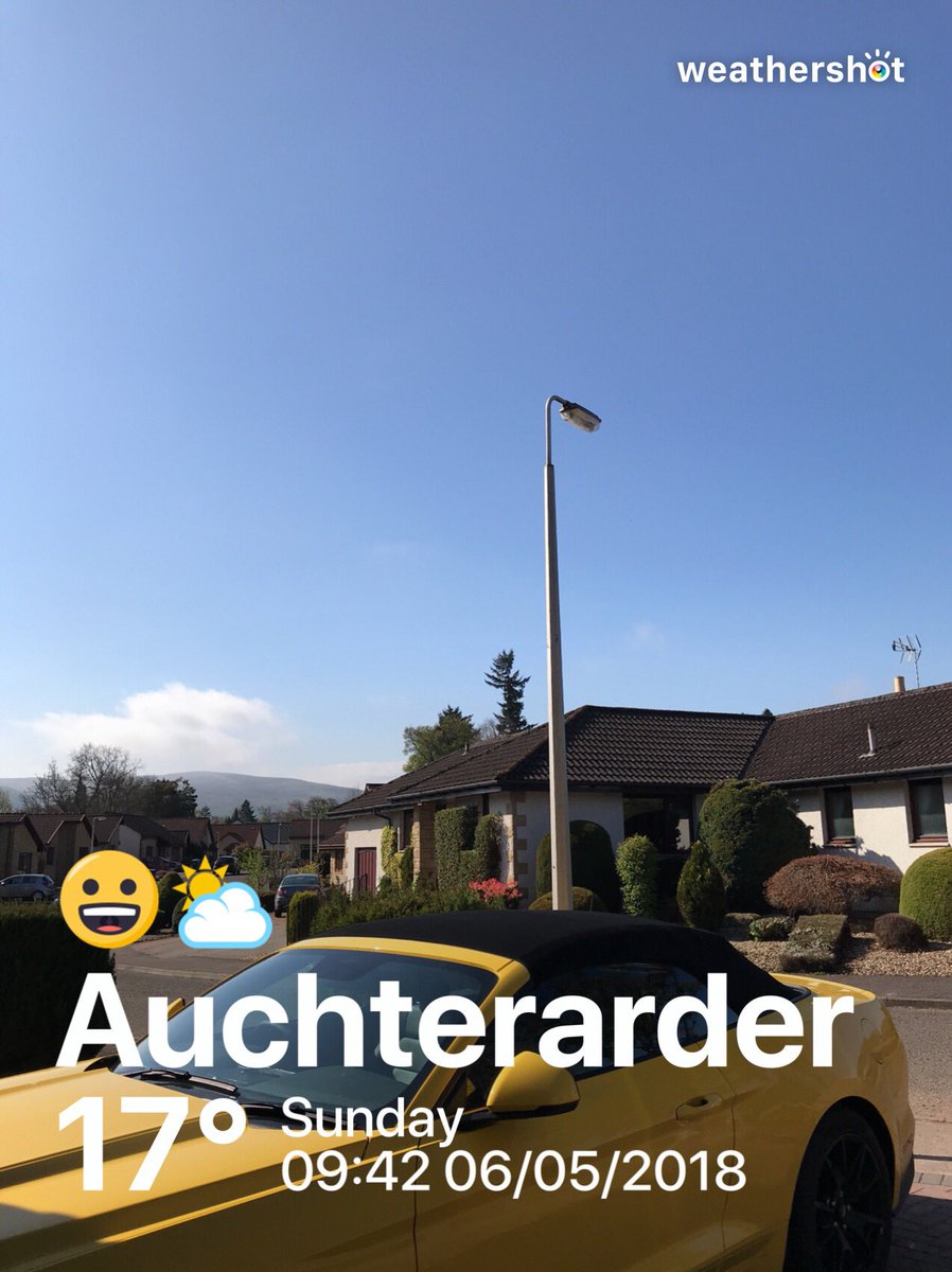 WindyWilson88's tweet photo. #WeatherCheck #Perthshire #Auchterarder
Glorious day here in #Auchterarder so Iβll defo be out in the @FordMustang today for sure
Whatever youβre doing though, have a good one
#TangLife #V8 #BringTheNoise #WildPony #SeeYa π https://t.co/tqlvEV6ywz