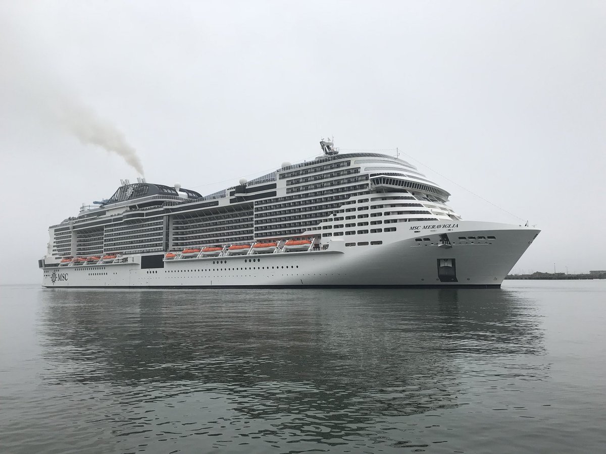 Welcome <a href="/MSC_Cruises_UK/">MSC Cruises UK</a> #MSCMeraviglia to #Cobh <a href="/PortofCork/">Port of Cork</a>  on your maiden call. We hope your guests have a great time in our beautiful City and County today.