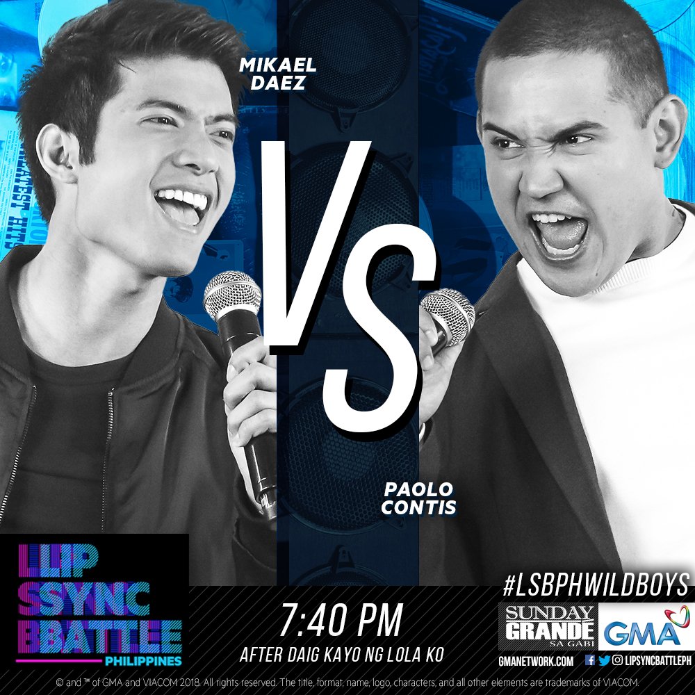 LipSyncBattlePH's tweet photo. Paolo Contis is going all out against his good friend, Mikael Daez in what looms to be one of the most provocative battles on Lip Sync Battle Philippines! Ngayong Sunday na! #LSBPhWildBoys https://t.co/dnQfKy4Ou0