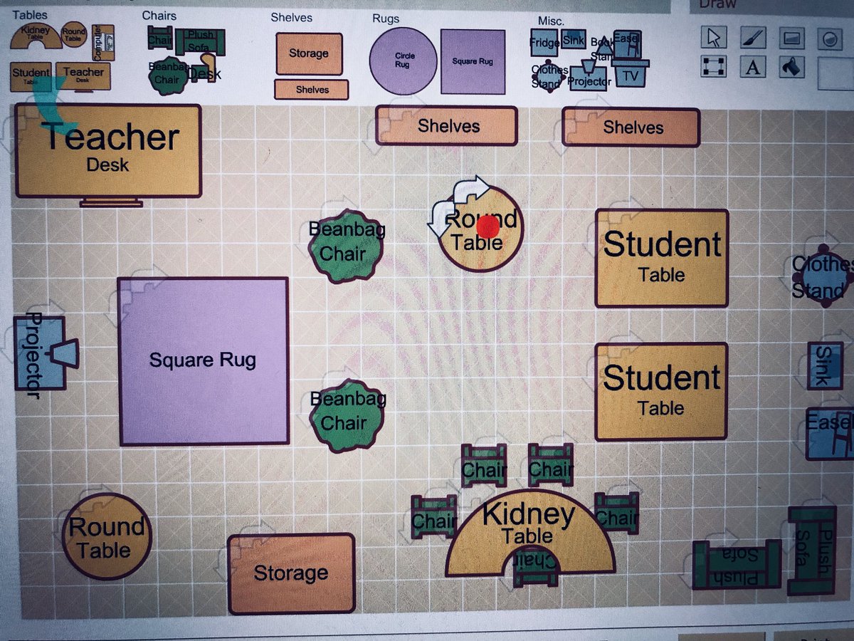 So much fun designing our future classroom in EDFD!👩🏼‍🏫<a href="/GdVibesWithBeth/">Beth Cranston</a> #AcuEdu_P