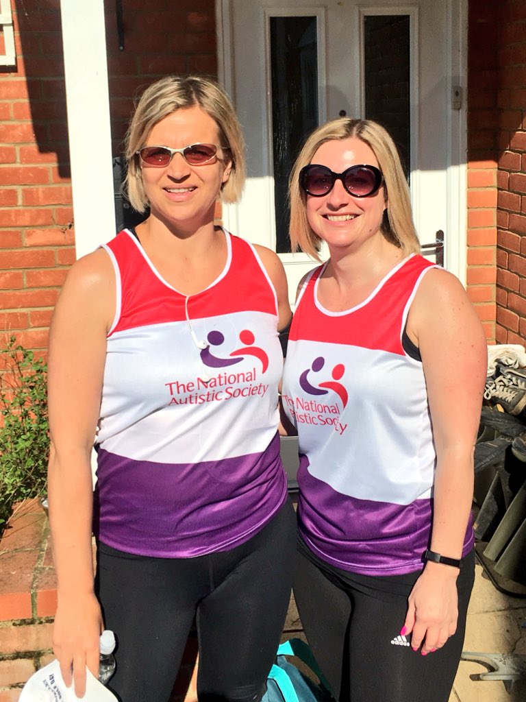 Good luck to Joanne & Sonja running @GEARKL #GEAR10k today. Raising money for @Autism #NAS