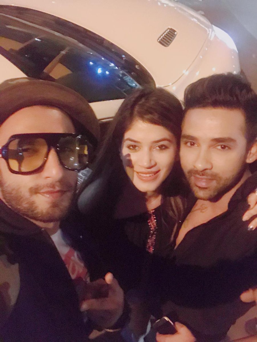 sharma_puneesh's tweet photo. @RanveerOfficial You are just the way I though you would be. So nice So cool and such a dude. Hope to see you again sometime. Lots of love and respect. https://t.co/kRNiBsV4TJ