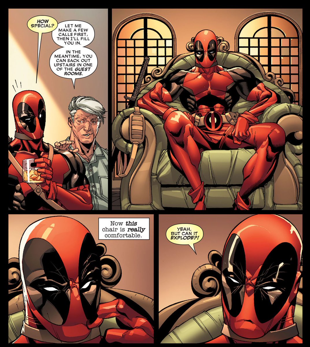 comicsdune's tweet photo. Can it Explode?
#Deadpool #Deadpool2 #DP2 #C4 #Superheroes #WadeWilson #DeadpoolTeamUp #DeadpoolComics #Chimichanga #MercWithaMouth #Mercenary #MaximumEffort #DishonorableDischarge #Comics #ComicBooks #Marvel #MarvelComics #MarvelUniverse #DanielWay #CarloBarberi #ComicsDune https://t.co/mIRVRyZC3P
