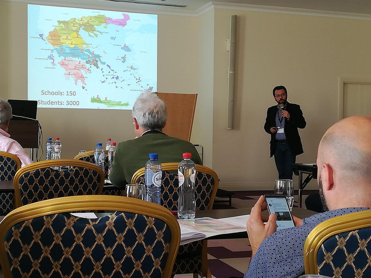 Prometeruse's tweet photo. 'We have covered Greece' @m_sotiriou teaches #science through #theatre. Welcome to the age of #STEAM education!
@InspiringScienc  @CreationsEU @ScienceView_org #ScientixConf https://t.co/5GWxbxf8yu