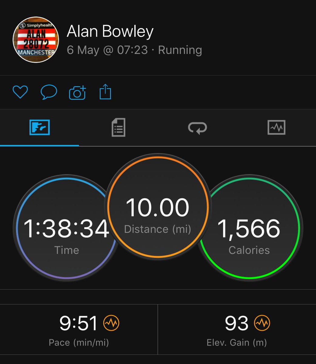 Albow48's tweet image. Run before late breakfast. Now for a cup final.