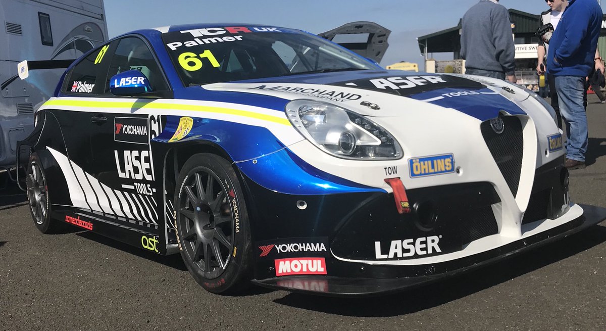 krcircuit's tweet photo. The build up to the @TCRUK_series at @krcircuit has officially started! TCR demo with @AidenMoffat16 and Derek Palmer Jnr today. https://t.co/lVSawTFI0e