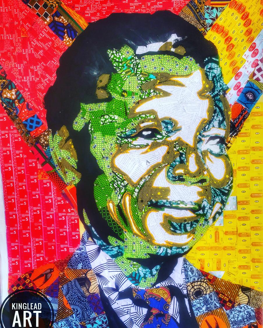 Kinglead1's tweet photo. Ukubwa  (greatness ) #illustration #vodafoneghana #mtnghana #trashy #waste #art https://t.co/yMEufQsDXc