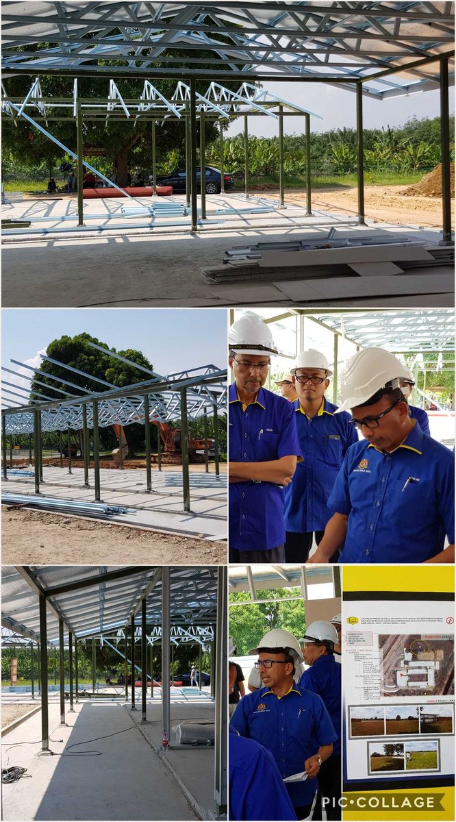 <a href="/NajibRazak/">Mohd Najib Tun Razak</a> <a href="/PetraJayaMP/">Fadillah Yusof 🇲🇾</a> <a href="/DrAliHamsa/">Ali Hamsa #YNWA</a> <a href="/RoslanMdTaha/">Roslan Md Taha</a> <a href="/JKRMalaysia/">JKR Malaysia</a> @MOWorks DS KPKR melawat Projek Sekolah Daif SMK Pernu Melaka. Skop kerja : 12 bilik darjah, 1 tandas, 1 menara tangki air, 1 SPAH dan kerja2 luar. Good progress. Will complete in time. Keep it up guys!