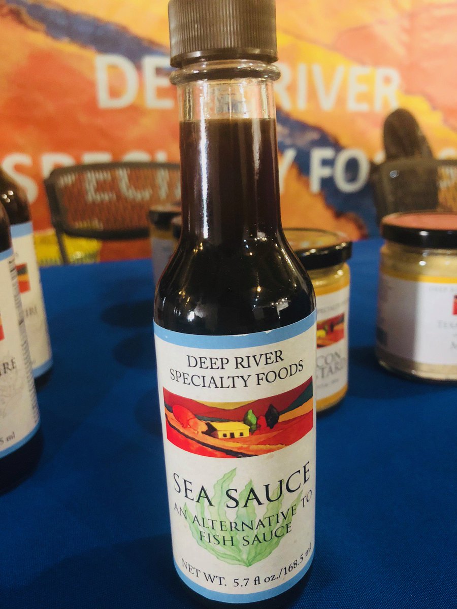 Sea Sauce, you say?! 

We make it with a beautiful Atlantic sea grass, organic aduzki bean miso and a touch of sea salt. Use just as you would a traditional fish sauce! #vegan

Get some today at the Pearl Farmer's Market or buy online anytime at deepriverspecialtyfoods.com.