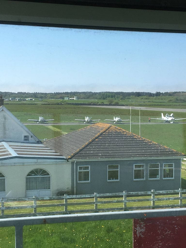 Busy morning here, 5 visitors so far and Raven formation team also here
