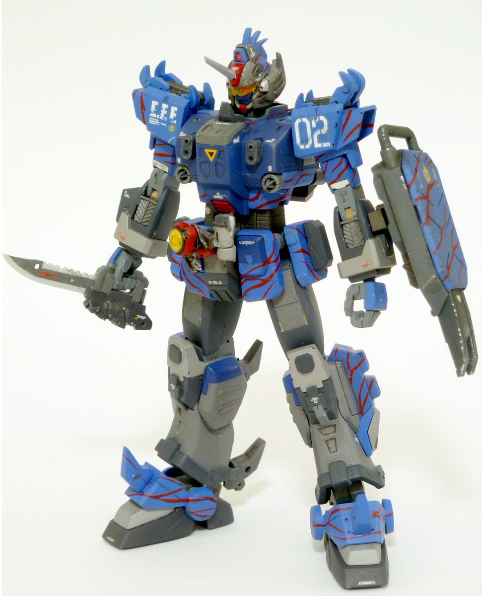 高柳ゆずる Na Twitteru 魔改造ブルーディスティニーの増加装甲脱着状態 Amzbd