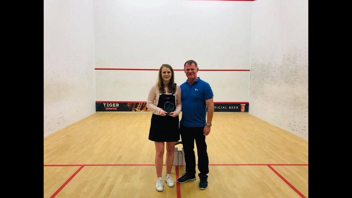 SquashLeicester's tweet photo. Congrats to @rachelscalver and Luke Parker on their county closed final wins over @leannemherbert and @ling_andes great squash everyone!! https://t.co/rlkmyLomGu